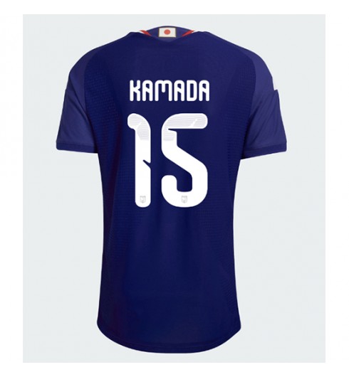 Japonsko Daichi Kamada #15 Domácí Dres MS 2026 Krátký Rukáv Japonsko Daichi Kamada #15 Domácí Dres MS 2026 Krátký Rukáv